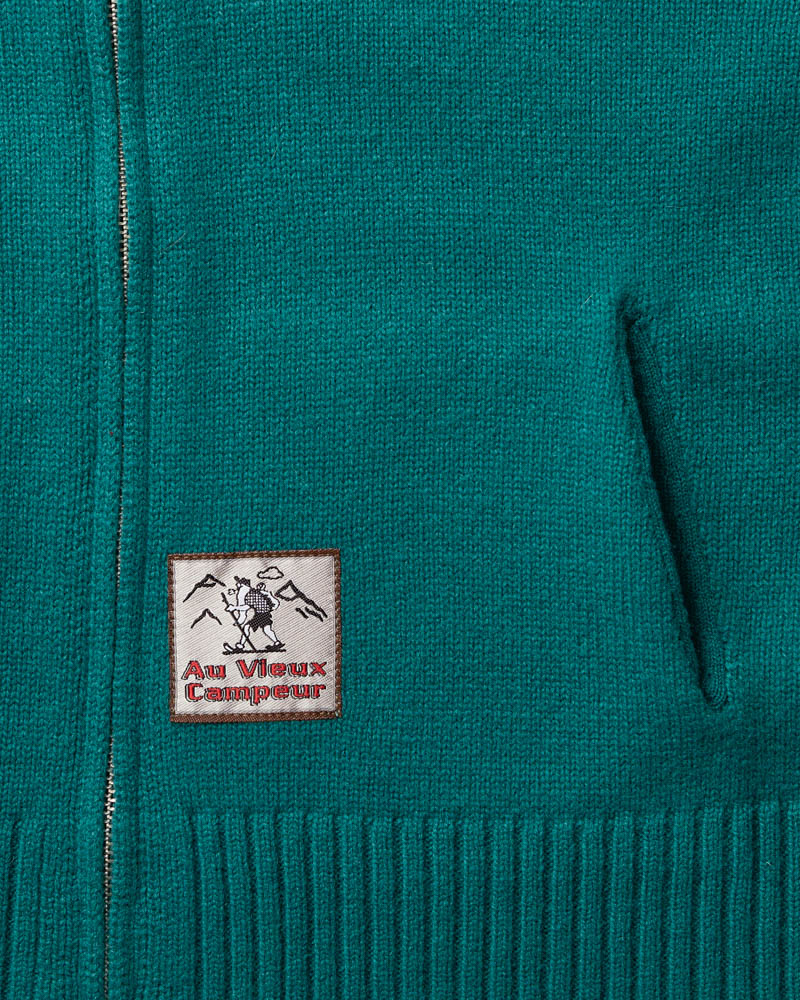 Au Vieux Campeur - Paid Leave - Daisy Sweater - Duck Green