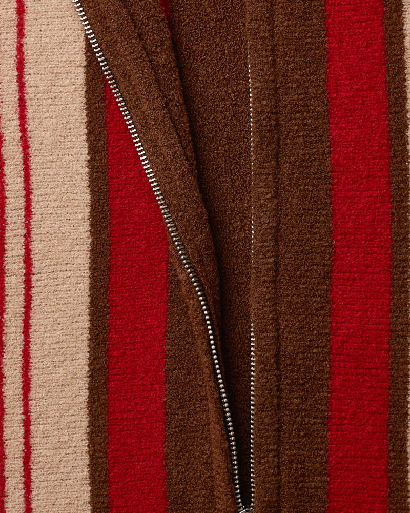 Au Vieux Campeur - Congés Payés - Gilet Alma - Marron Beige & Rouge