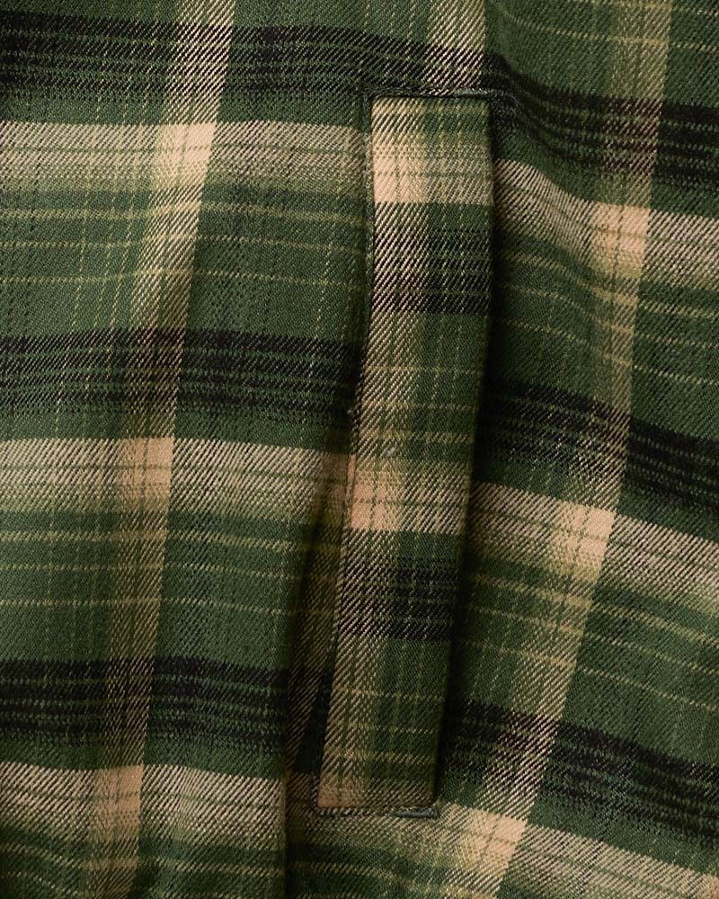 Au Vieux Campeur - Paid Leave - Claudine Checkered Jacket - Green