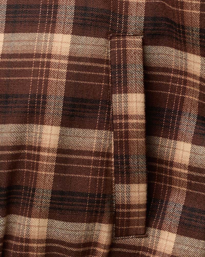 Au Vieux Campeur - Congés Payés - Veste Claudine Carreaux - Marron
