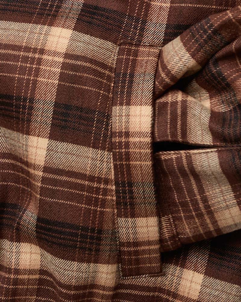 Au Vieux Campeur - Congés Payés - Veste Claudine Carreaux - Marron
