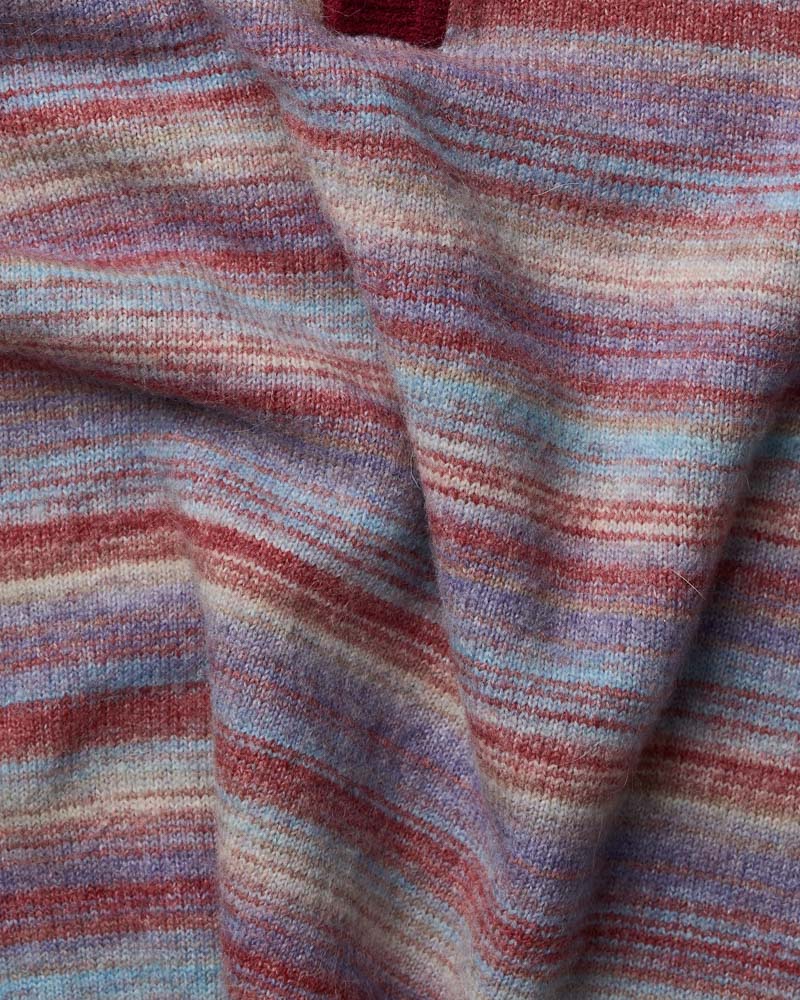 Au Vieux Campeur - Congés Payés - Pull Hugo - Bordeaux & Bleu