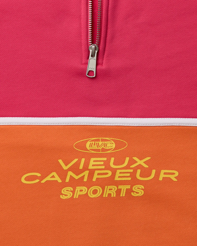 Au Vieux Campeur - Congés Payés - Sweat Vc Sport - Rose & Orange