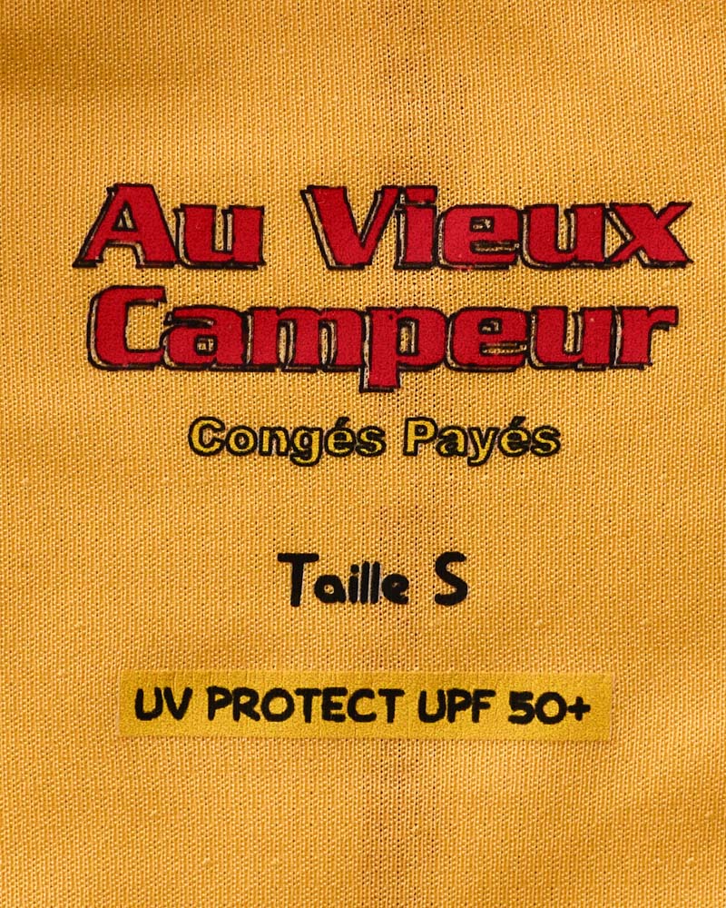 Au Vieux Campeur - Paid Holidays - Otis Short Sleeve T-shirt - Yellow