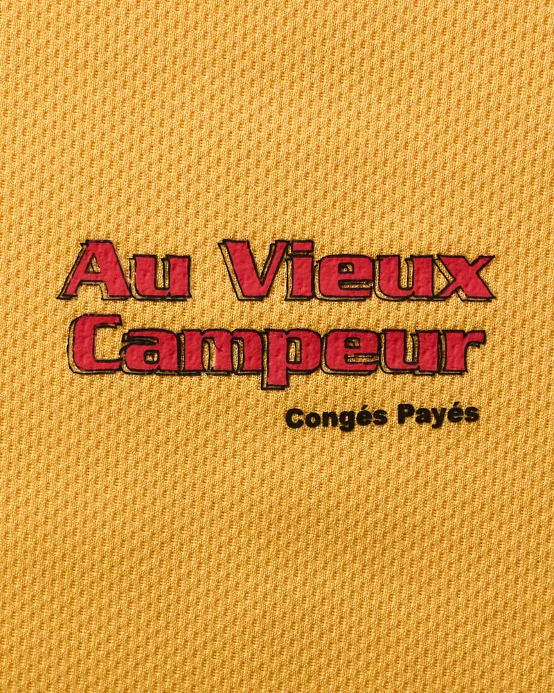 Au Vieux Campeur - Paid Holidays - Otis Short Sleeve T-shirt - Yellow