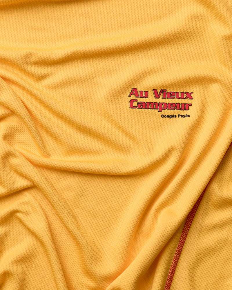Au Vieux Campeur - Paid Holidays - Otis Short Sleeve T-shirt - Yellow