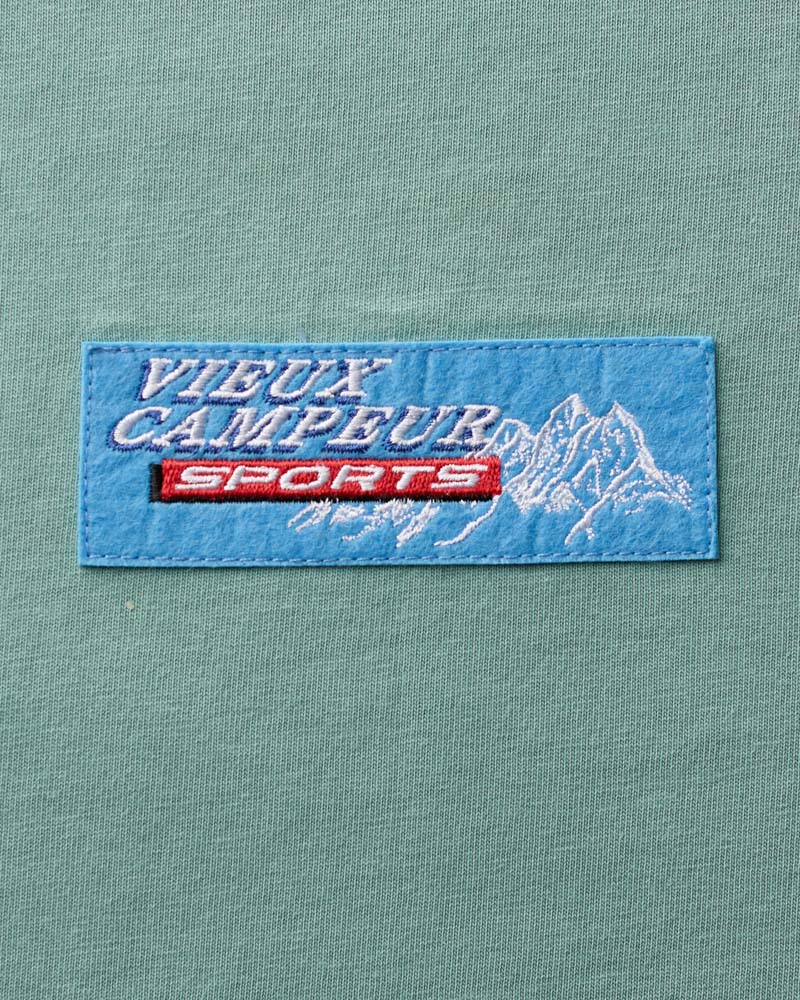 Au Vieux Campeur - Paid Holidays - Jace T-shirt - Bleu & Vert