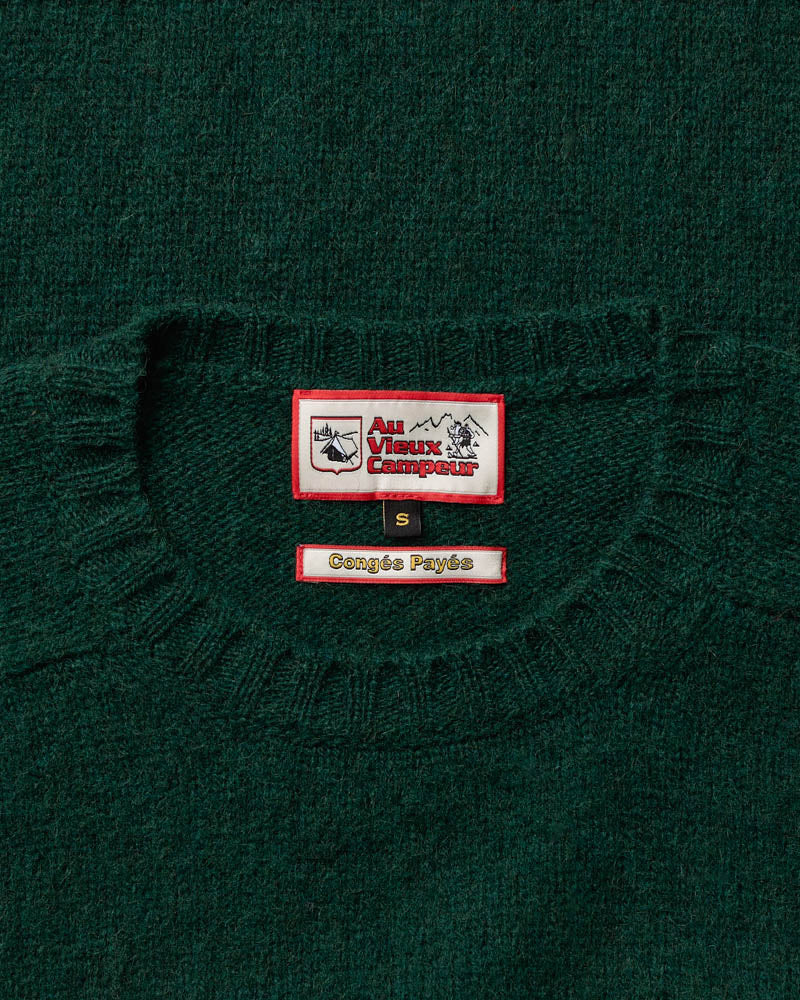 Au Vieux Campeur - Paid Holidays - Elliott Sweater - Forest Green