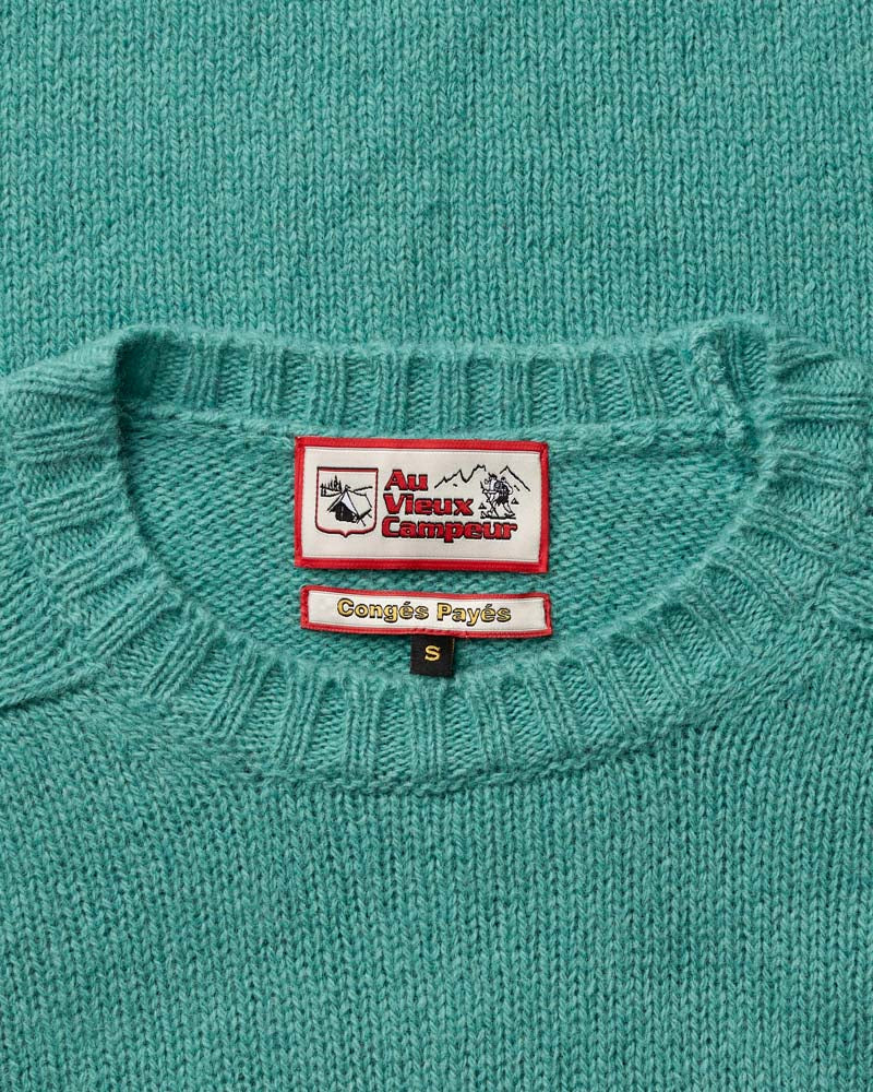 Au Vieux Campeur - Paid Holidays - Elliott Sweater - Turquoise