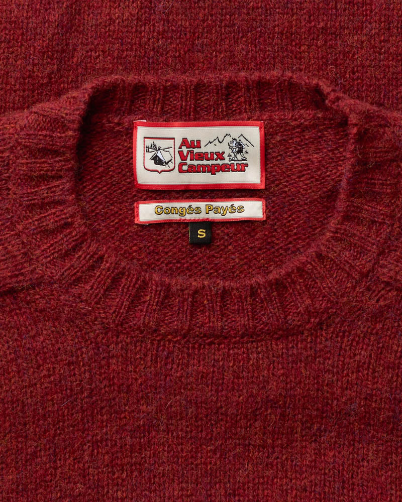 Au Vieux Campeur - Paid Holidays - Elliott sweater - Red