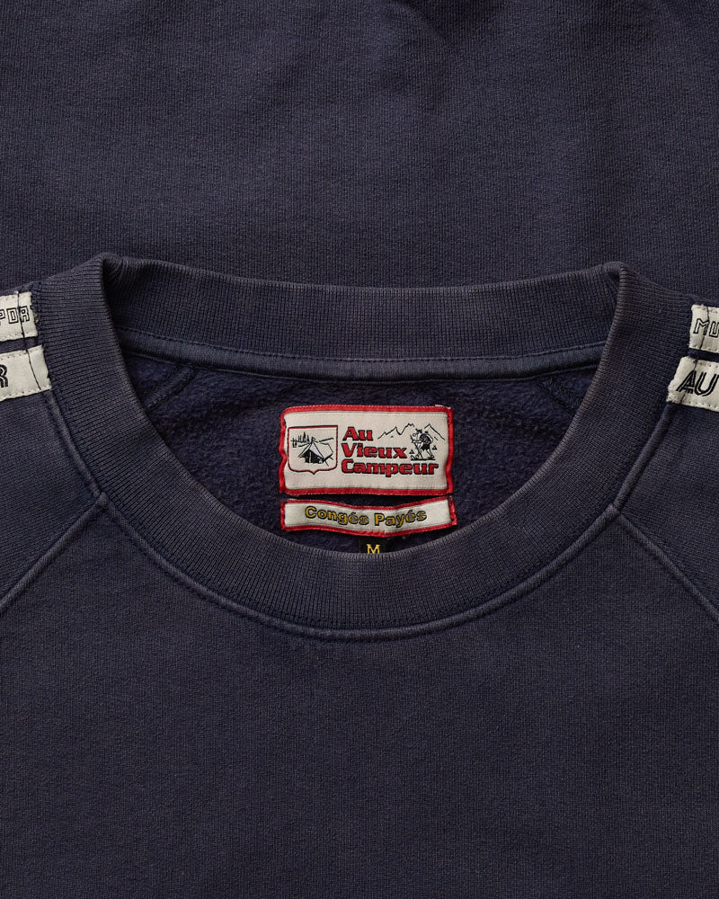 Au Vieux Campeur - Congés Payés - Sweat Milo - Marine Délavé
