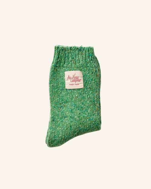 Au Vieux Campeur - Paid Holidays - Fenway Socks - Green