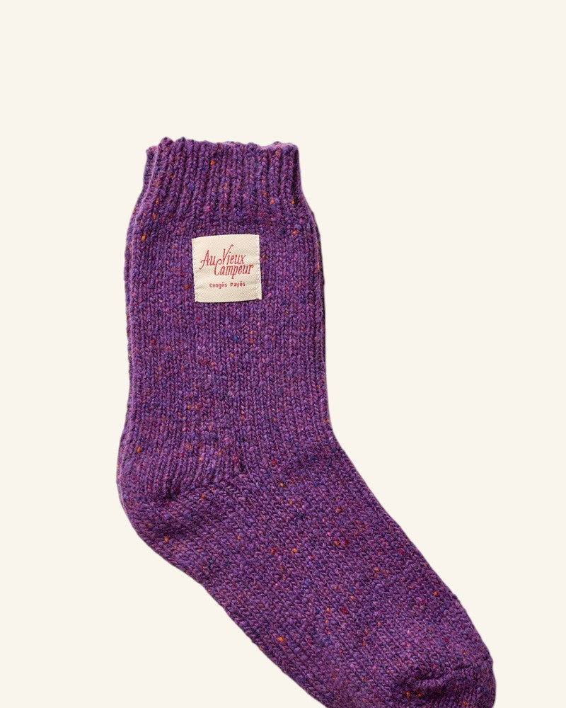 Au Vieux Campeur - Congés Payés - Chaussettes Fenway - Violet