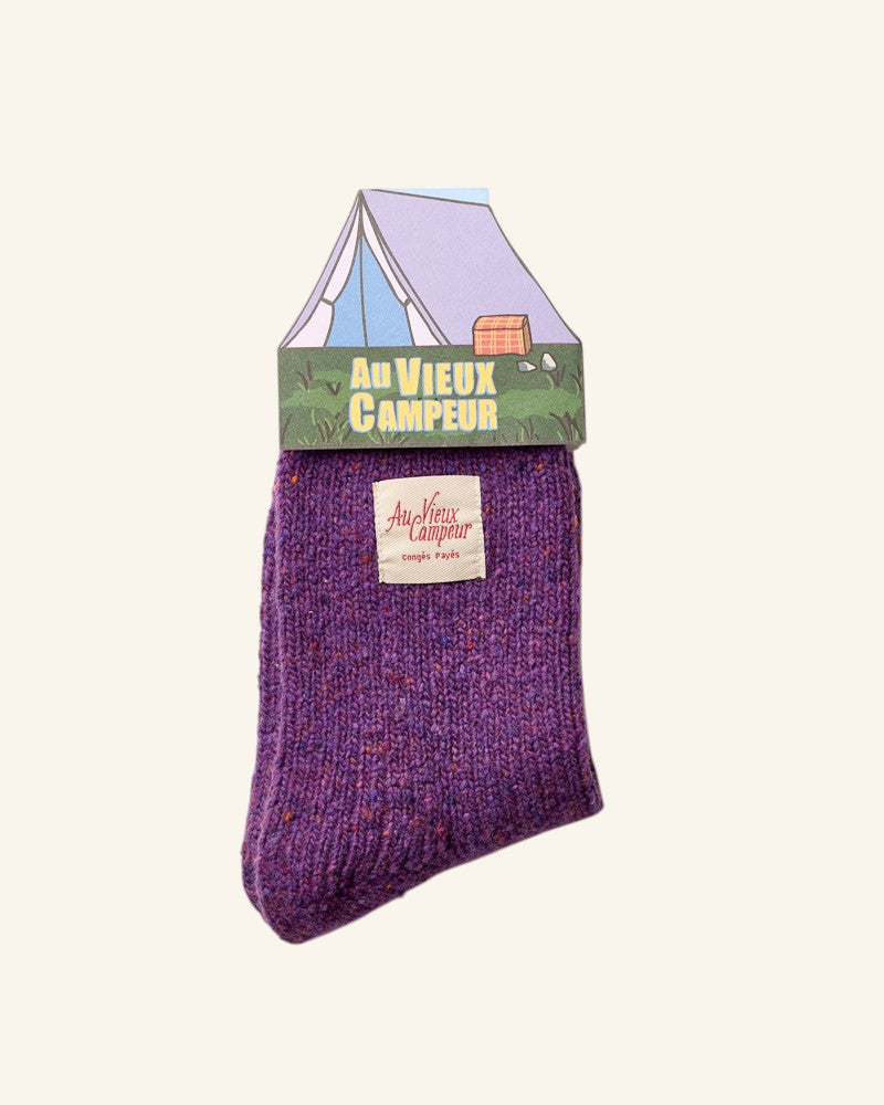 Au Vieux Campeur - Congés Payés - Chaussettes Fenway - Violet