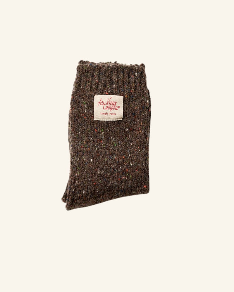 Au Vieux Campeur - Paid Holidays - Fenway Socks - Brown