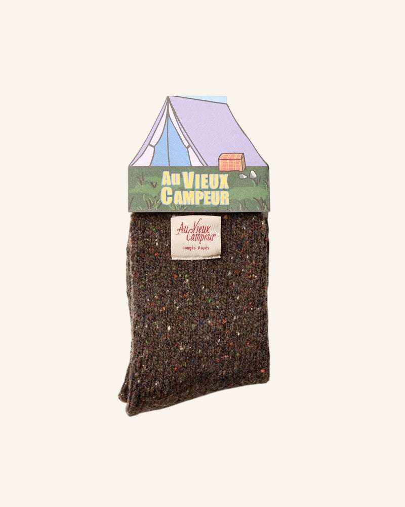 Au Vieux Campeur - Paid Holidays - Fenway Socks - Brown