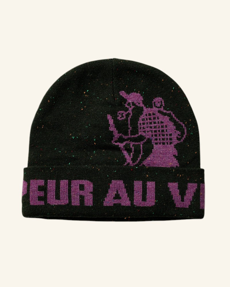 Au Vieux Campeur - Paid Holidays - Achilles Hat - Green & Mauve