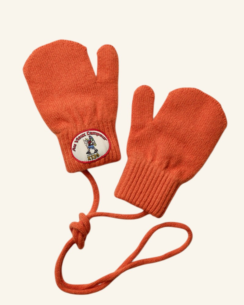 Au Vieux Campeur - Paid Holidays - Ben Kids Mittens - Orange