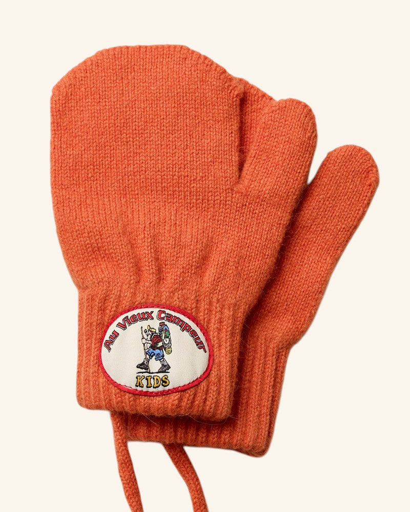 Au Vieux Campeur - Paid Holidays - Ben Kids Mittens - Orange