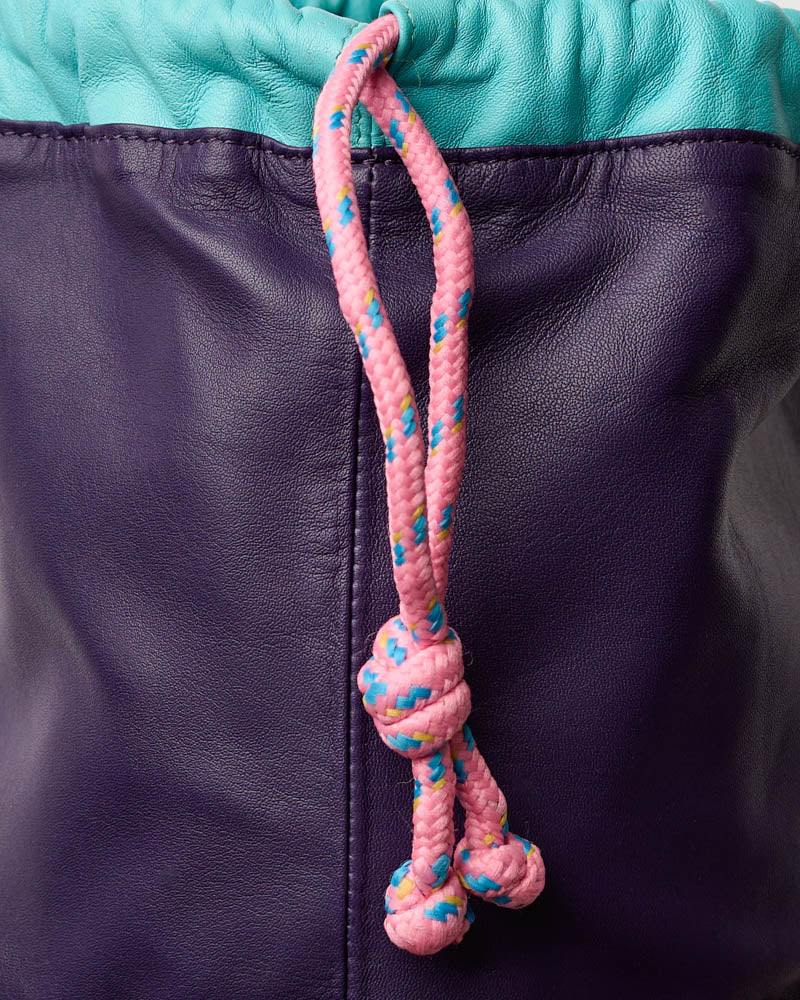 Au Vieux Campeur - Congés Payés - Sac Grimpeur - Violet Turquoise & Rose