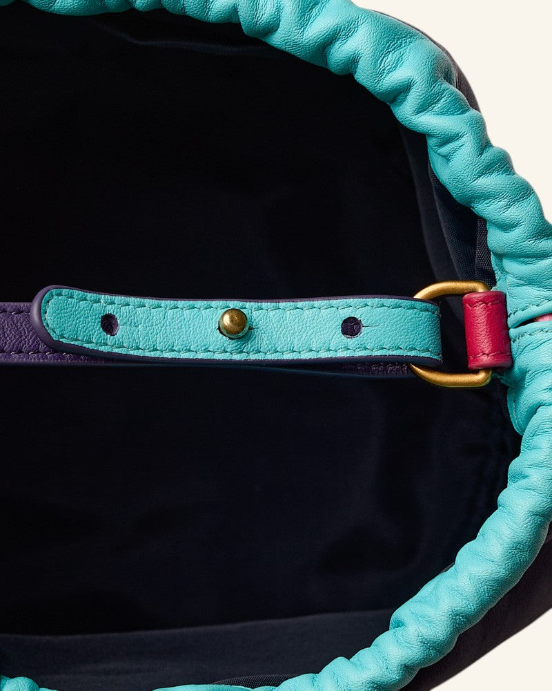 Au Vieux Campeur - Congés Payés - Sac Grimpeur - Violet Turquoise & Rose