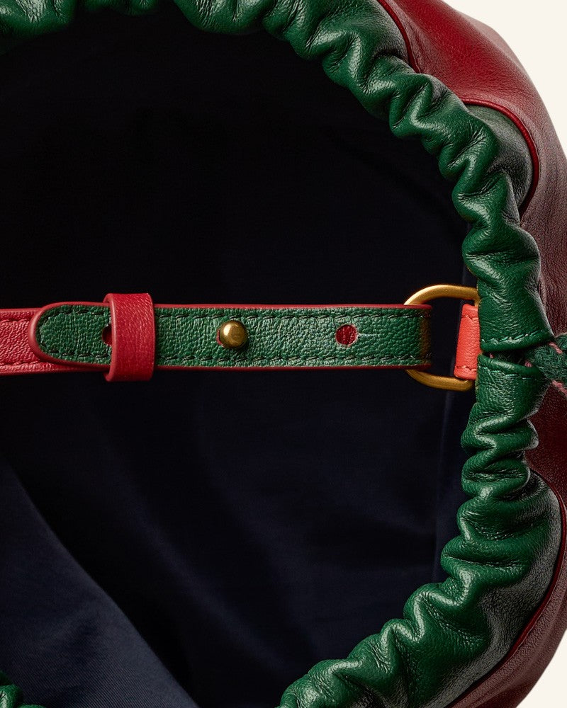Au Vieux Campeur - Congés Payés - Sac Grimpeur - Bordeaux Vert & Orange