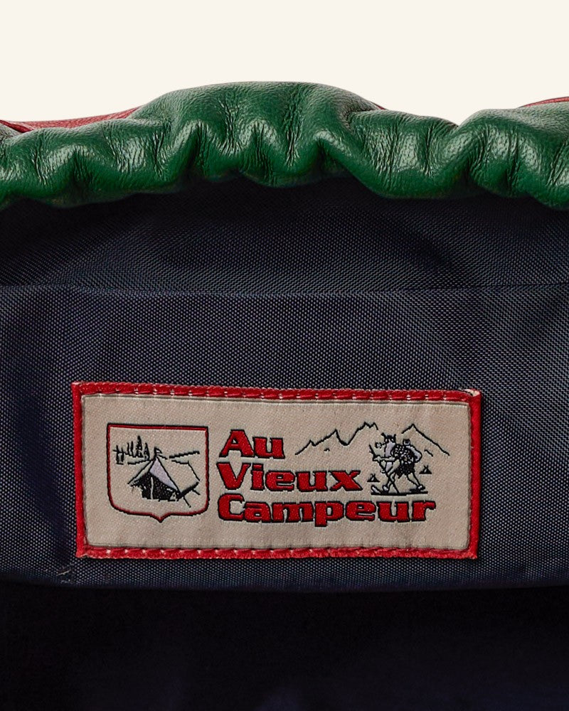 Au Vieux Campeur - Congés Payés - Sac Grimpeur - Bordeaux Vert & Orange