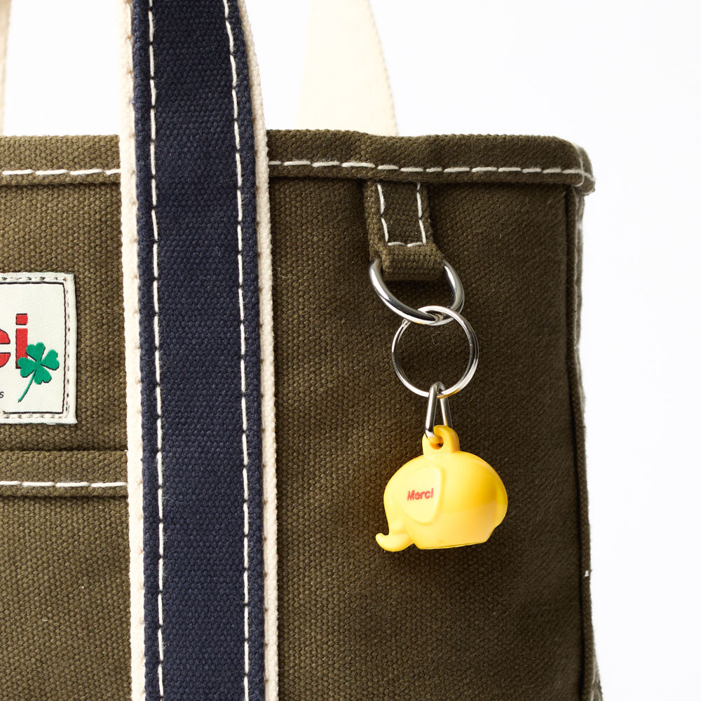 Merci - Candide shopping bag Ribbon - Olive & Navy