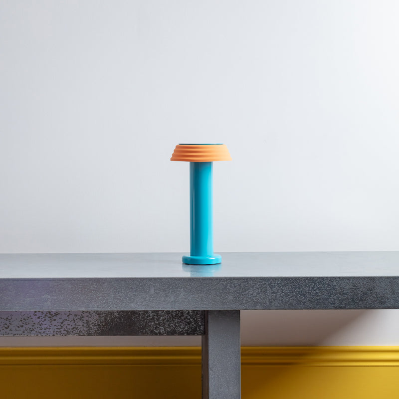 Lampe portable rechargeable - Bleu Orange - Sowden