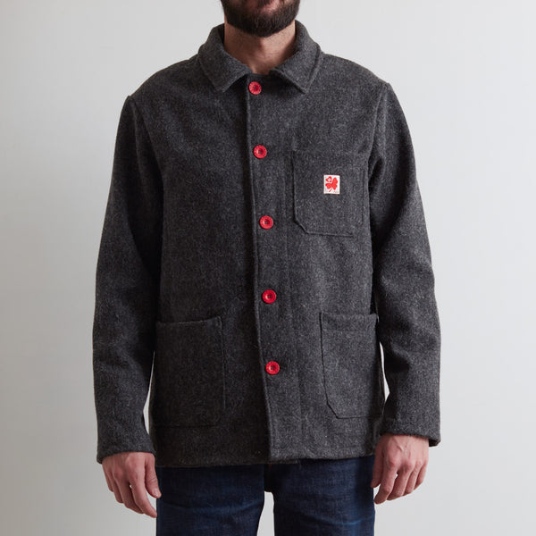 Le laboureur wool 2025 work jacket grey