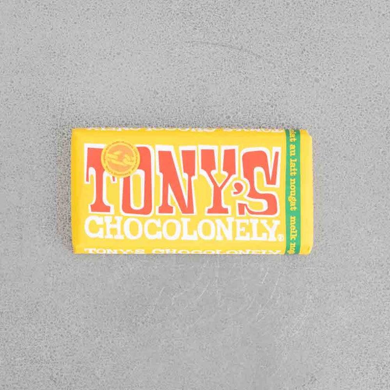 Tablette chocolat lait & nougats - Tony's Chocolonely