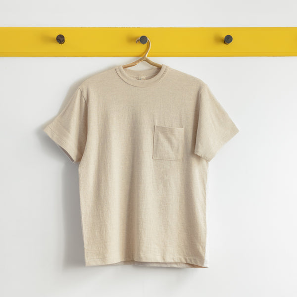 Warehouse & Co - T-shirt Pocket - Beige