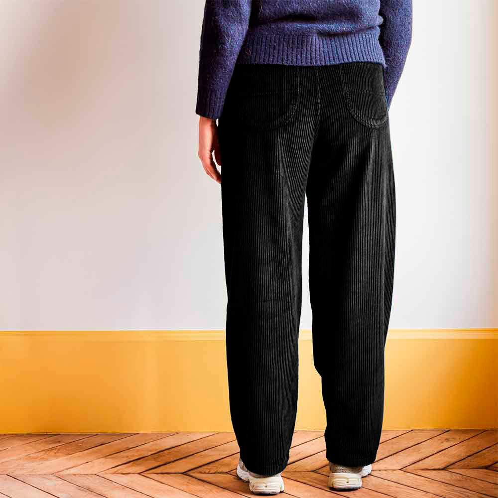 Pantalon Capri En Velours Côtelé Noir Ann Taylor - Taille 6, Neuf Avec étiquettes, Coupe Droite, Idéal Avec Des Bottes