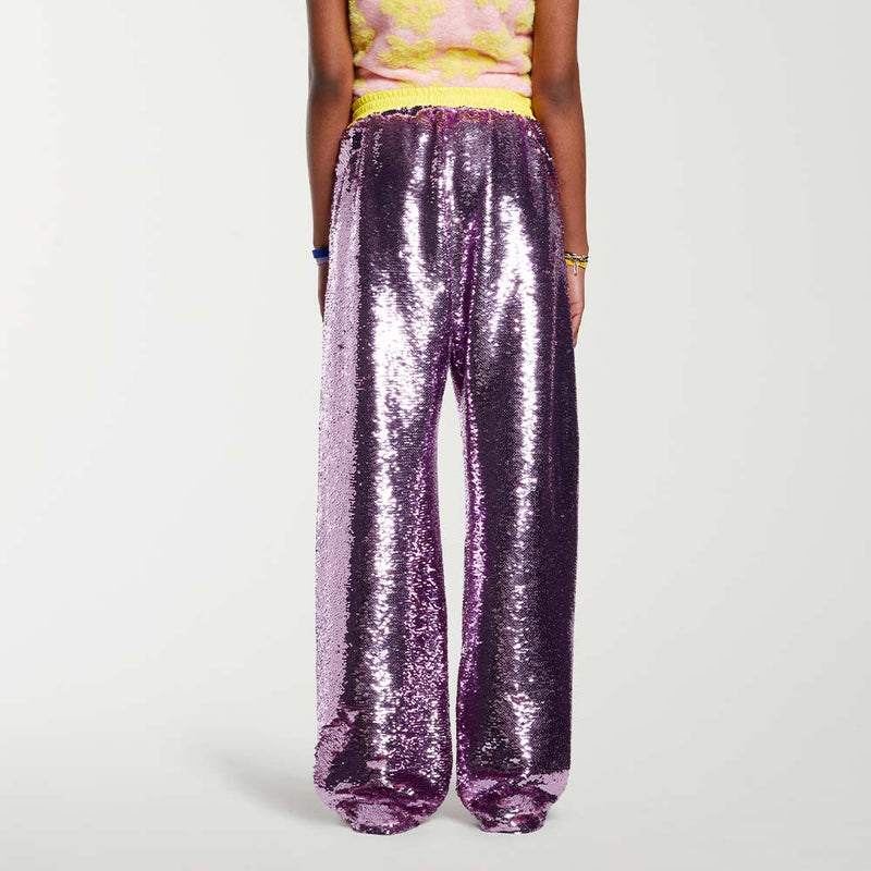 Mira Mikati - Pantalon à Sequin - Rose