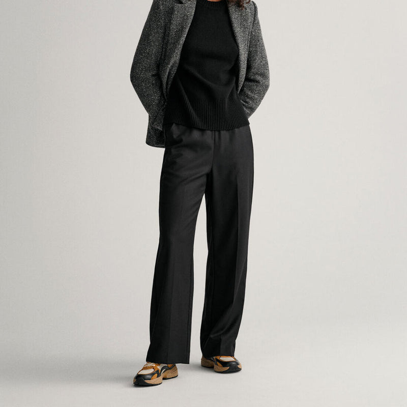 GANT - Pantalon Pull On Relaxed - Noir