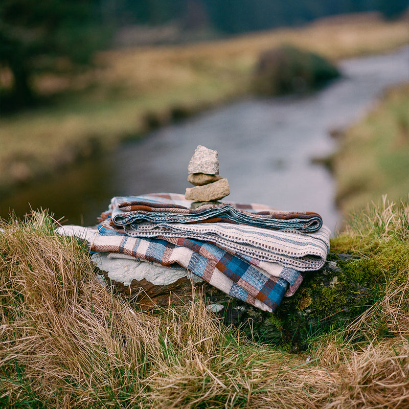 Plaid en laine n°80 - Terracotta