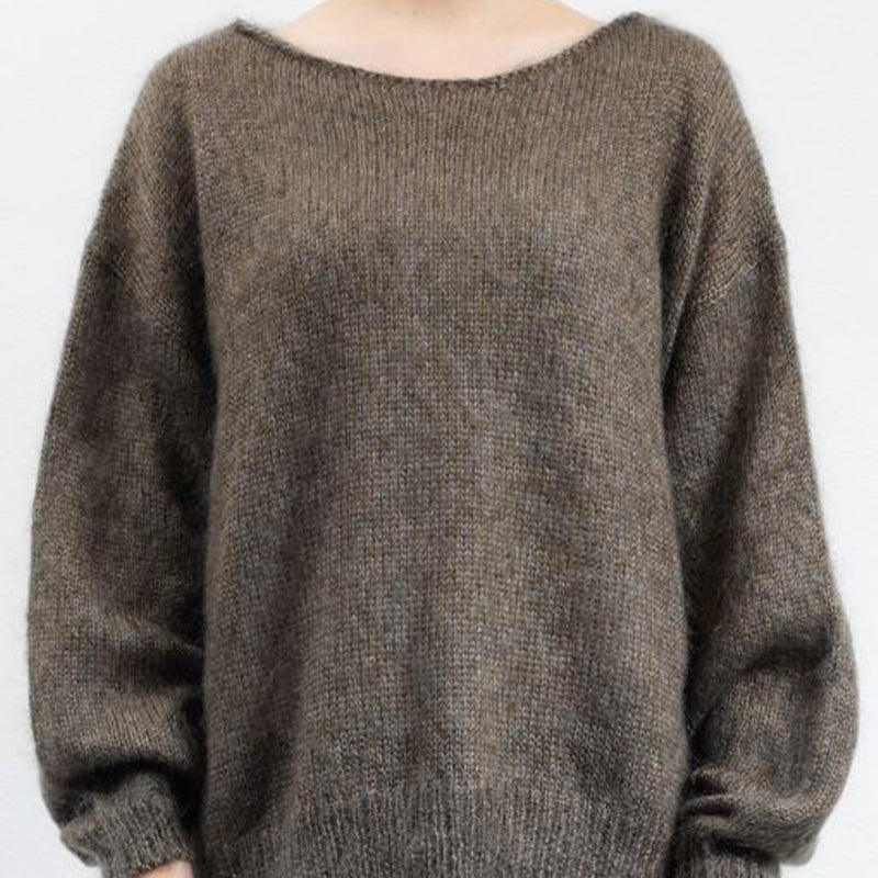 CT Plage - Pull en Mohair - Kaki