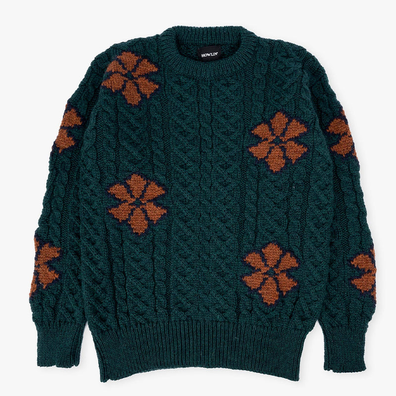 Howlin' - Pull Cabled Flowers - Vert