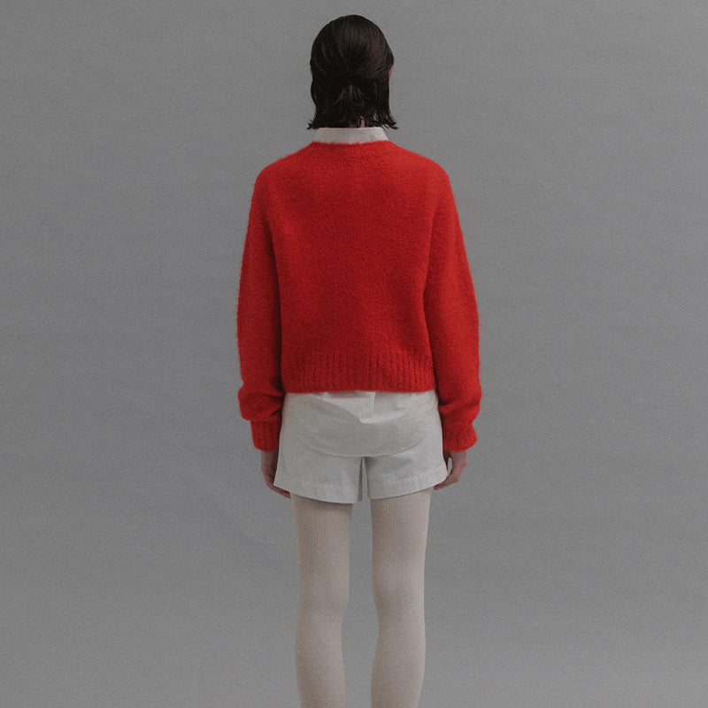 Nothing Written - Cardigan Alpaga - Rouge