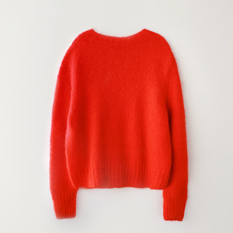 Nothing Written - Cardigan Alpaga - Rouge