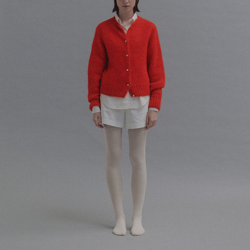 Nothing Written - Cardigan Alpaga - Rouge