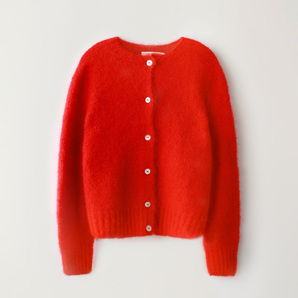 Nothing Written - Cardigan Alpaga - Rouge