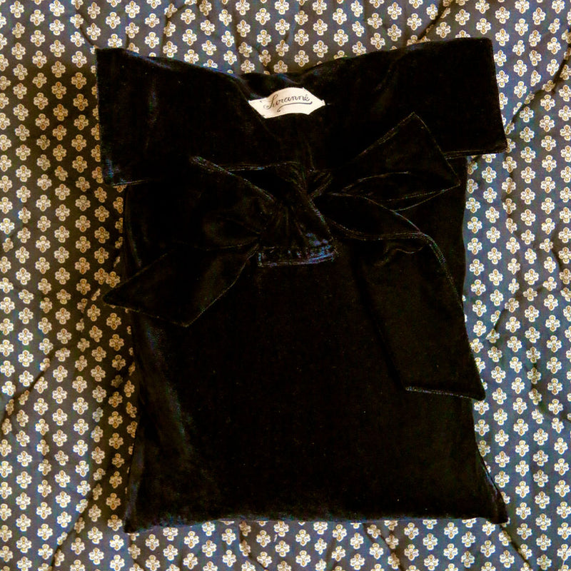 Suranné - Blouse Main - Noir Velour