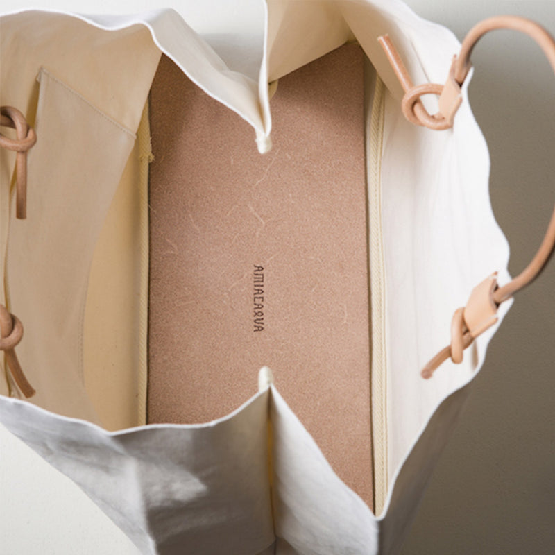 Amiacalva - Petit sac en papier - Écru