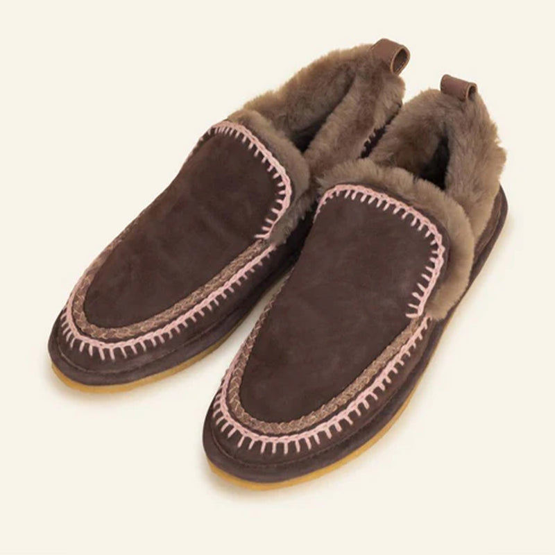 Laidback London - Chaussures Jude - Marron Foncé
