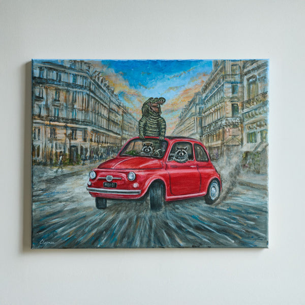 Merci x Travis Chapman - Drifting on the Champs des Elysees