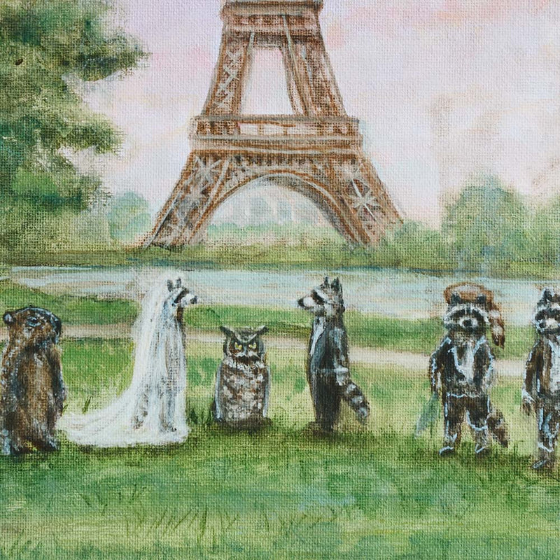 Merci x Travis Chapman - Eiffel Tower Sunset Wedding