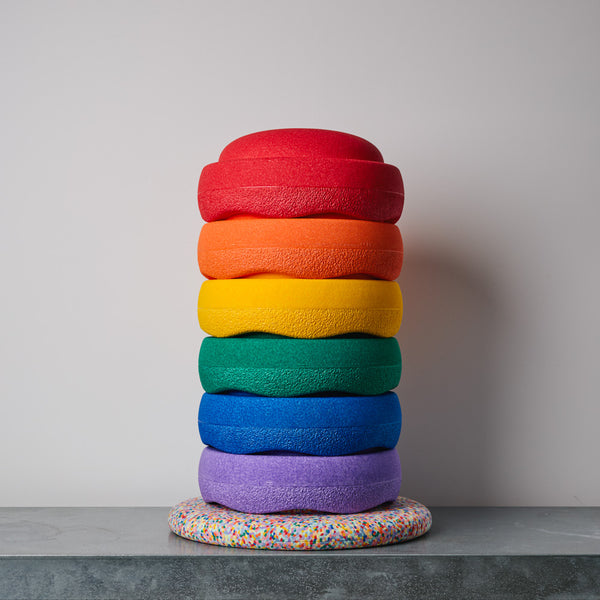 Set de 6 Stapelstein - Rainbow
