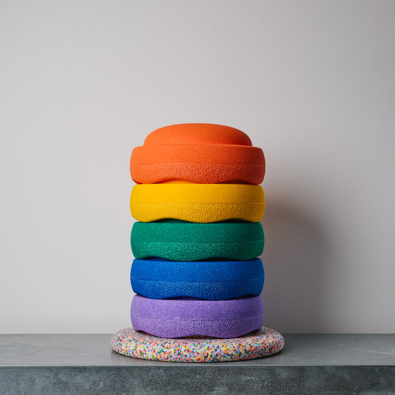 Set de 6 Stapelstein - Rainbow