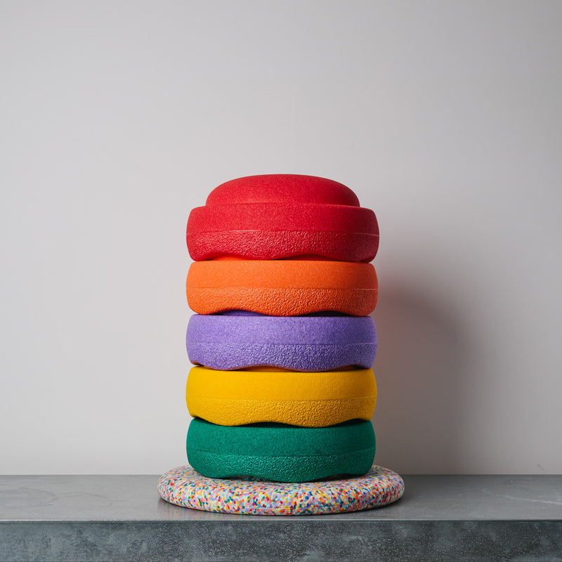 Set de 6 Stapelstein - Rainbow
